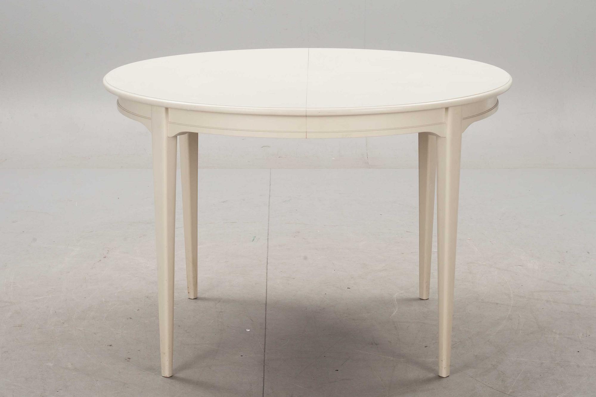 MATSALSBORD MED STOLAR, 1+4, design Svante Skogh. 1900-talets andra hälft.