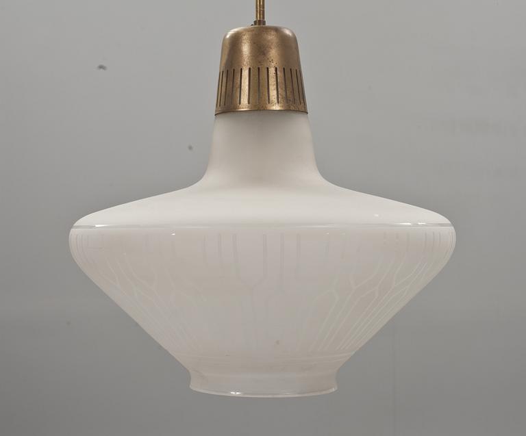 TAKLAMPA, 1940/50-tal. Höjd ca 48 cm.