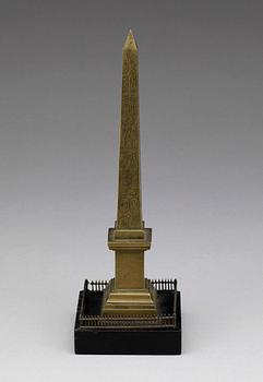 OBELISK, grand tour souvenir, 1800-tal.