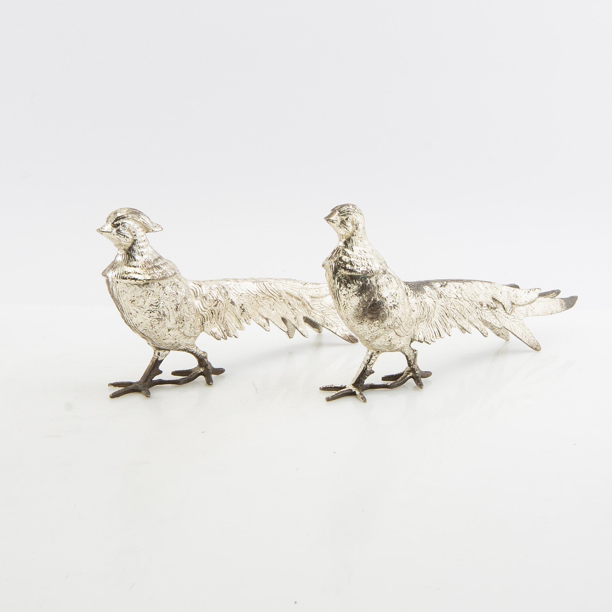 Table ornaments 5 pcs 20th century metal.