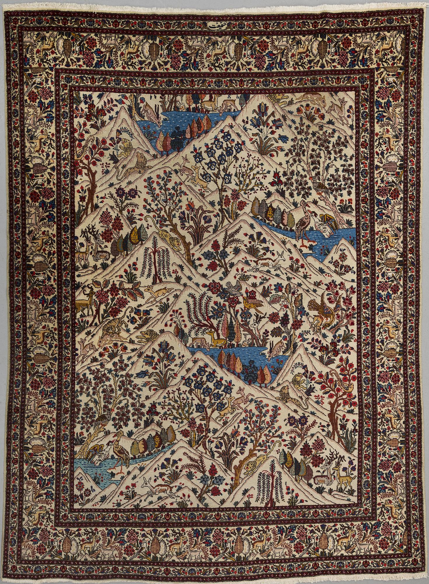 MATTA, Old orientalisk figural, ca 378 x 276 cm.