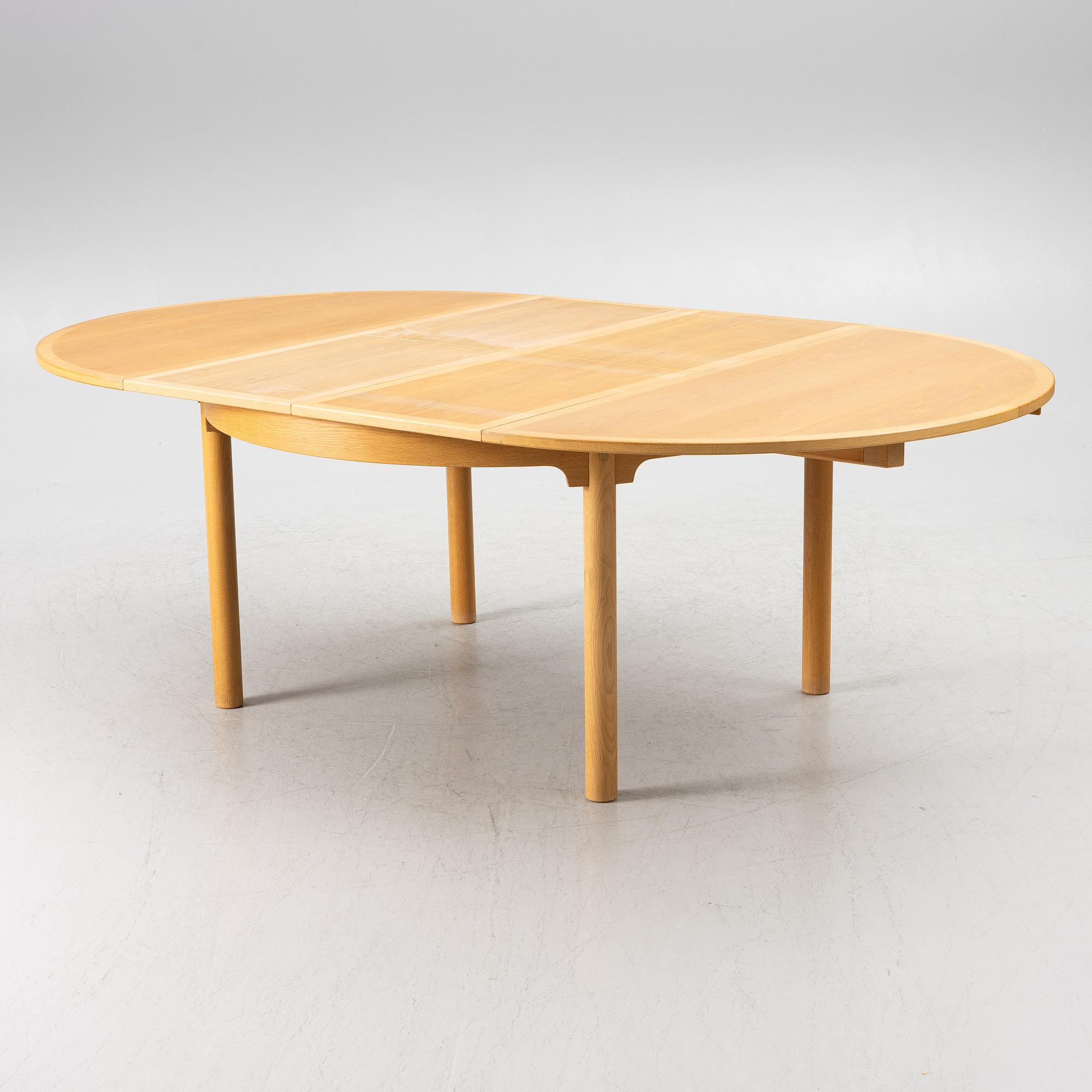Børge Mogensen, dining table, "Öresund", later part of the 20th century.