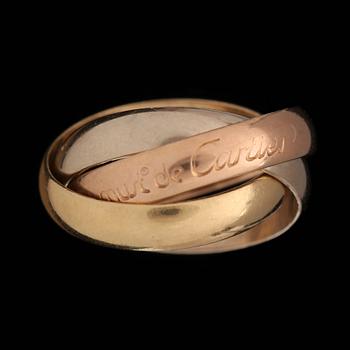 A Cartier, Trinity ring.