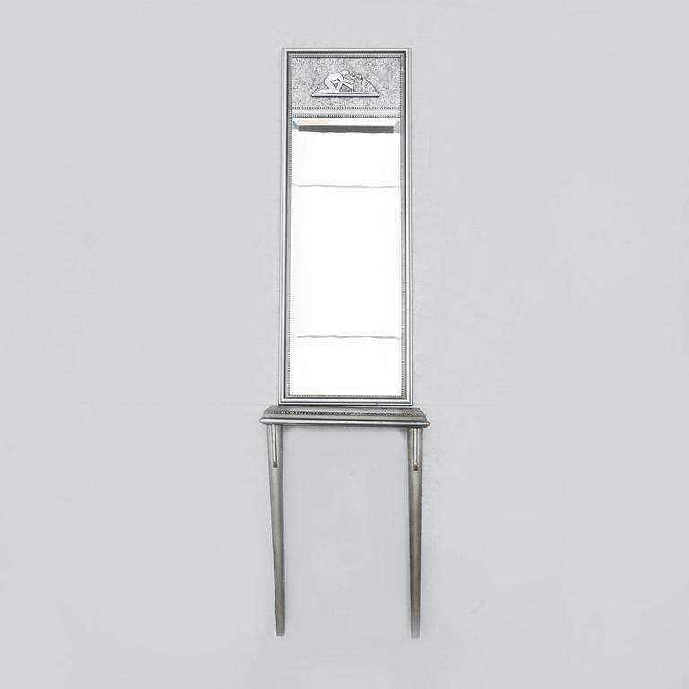 SPEGEL MED KONSOLBORD, ca 1920/30.