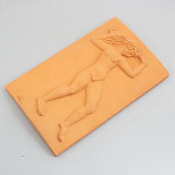 Carl Milles, after, relief, terracotta, "Terpsichore".