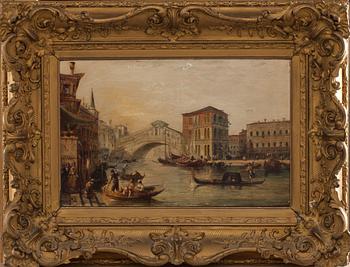 EDWARD PRITCHETT, olja på duk, monogramsignerad.