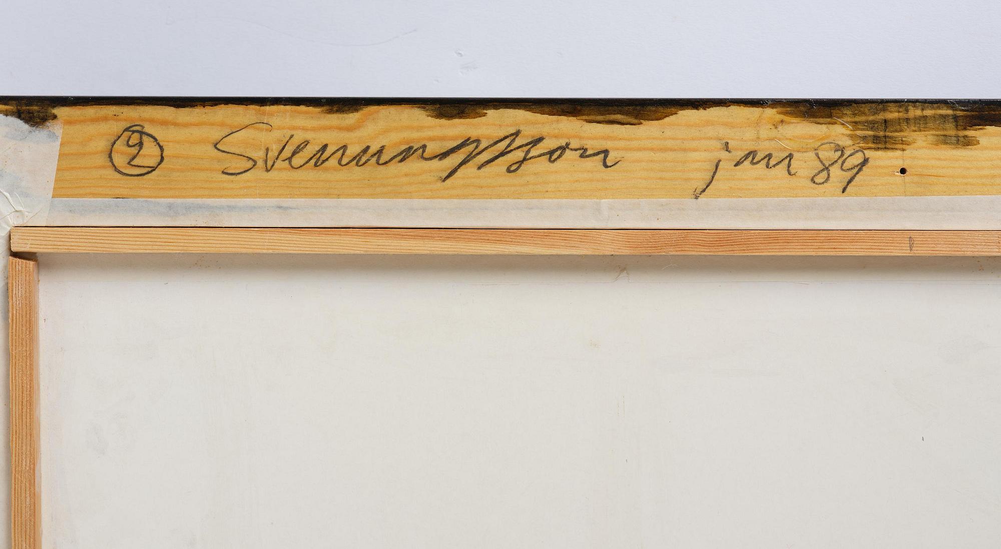 Jan Svenungsson, "Fotoobjekt, Ur Madridserien", 1989.