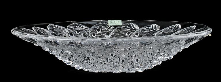 SKÅLFAT, glas, Lalique, etikettmärkt.