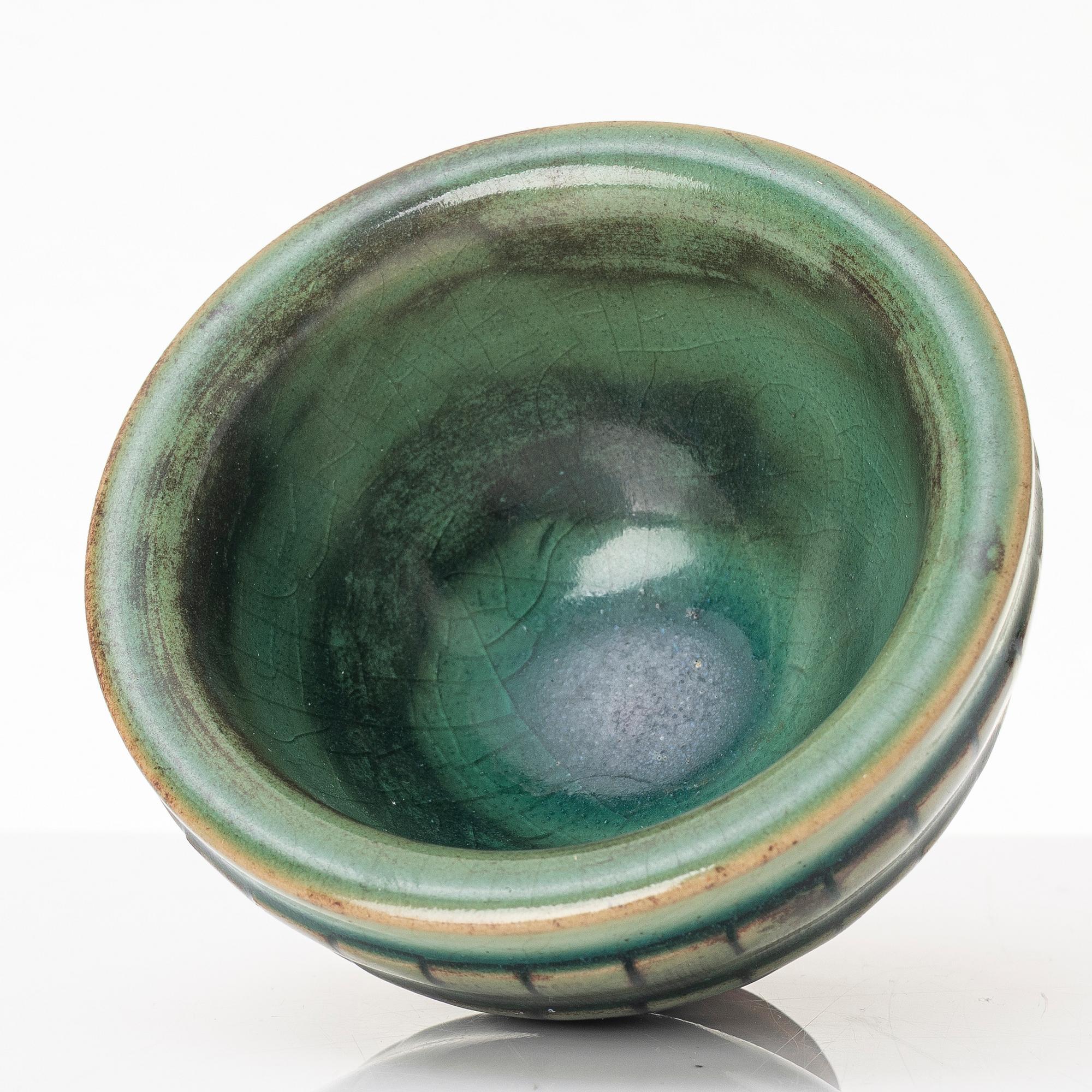 Wilhelm Kåge, Bowl, Farsta, stoneware, Gustavsberg's Studio.