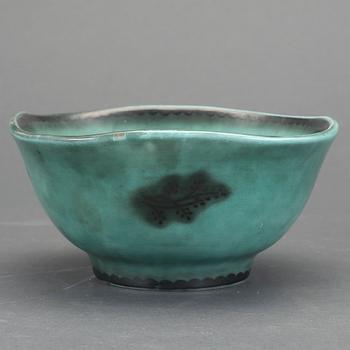 SKÅL, flintgods, Wilhelm Kåge, Argenta, Gustavsberg.