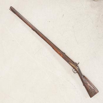 Percussion rifle, 18th - / 19th century.