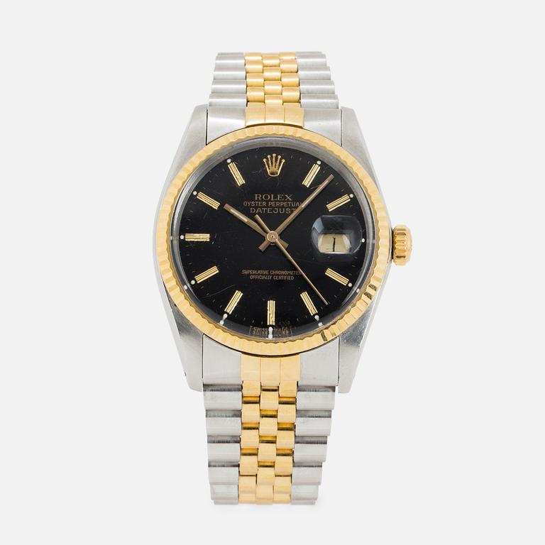 ROLEX, Oyster Perpetual, Datejust, armbandsur, 35.5 mm.