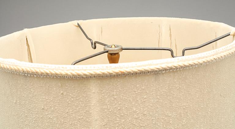 A table lamp, so called Bohemian glass, first half of the 20th century.