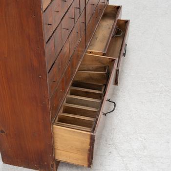 A pharmacy cabinet, Kyoto, Japan, first part of the 20th century.