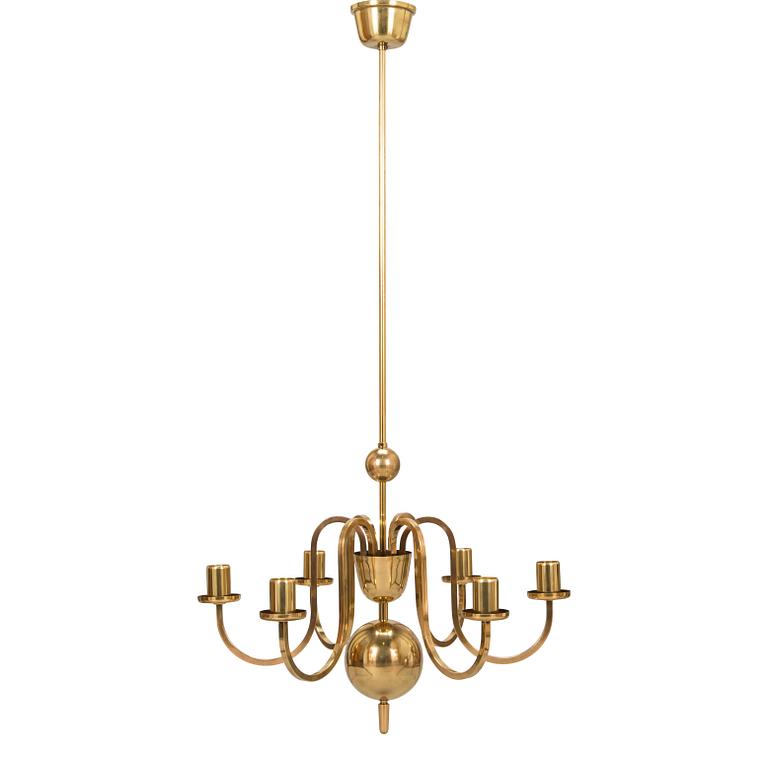 Paavo Tynell, a 1940 made to order chandelier by Taito.