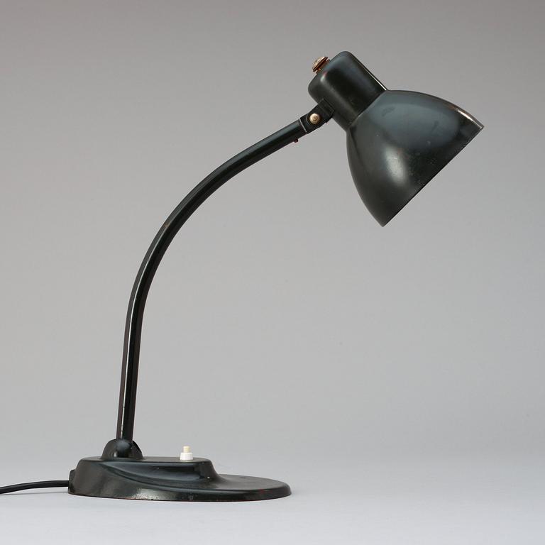 MARIANNE BRANDT & HIN BREDENDIECK, skrivbordslampa, Kandem, Tyskland ca 1927, modell nr 756.
