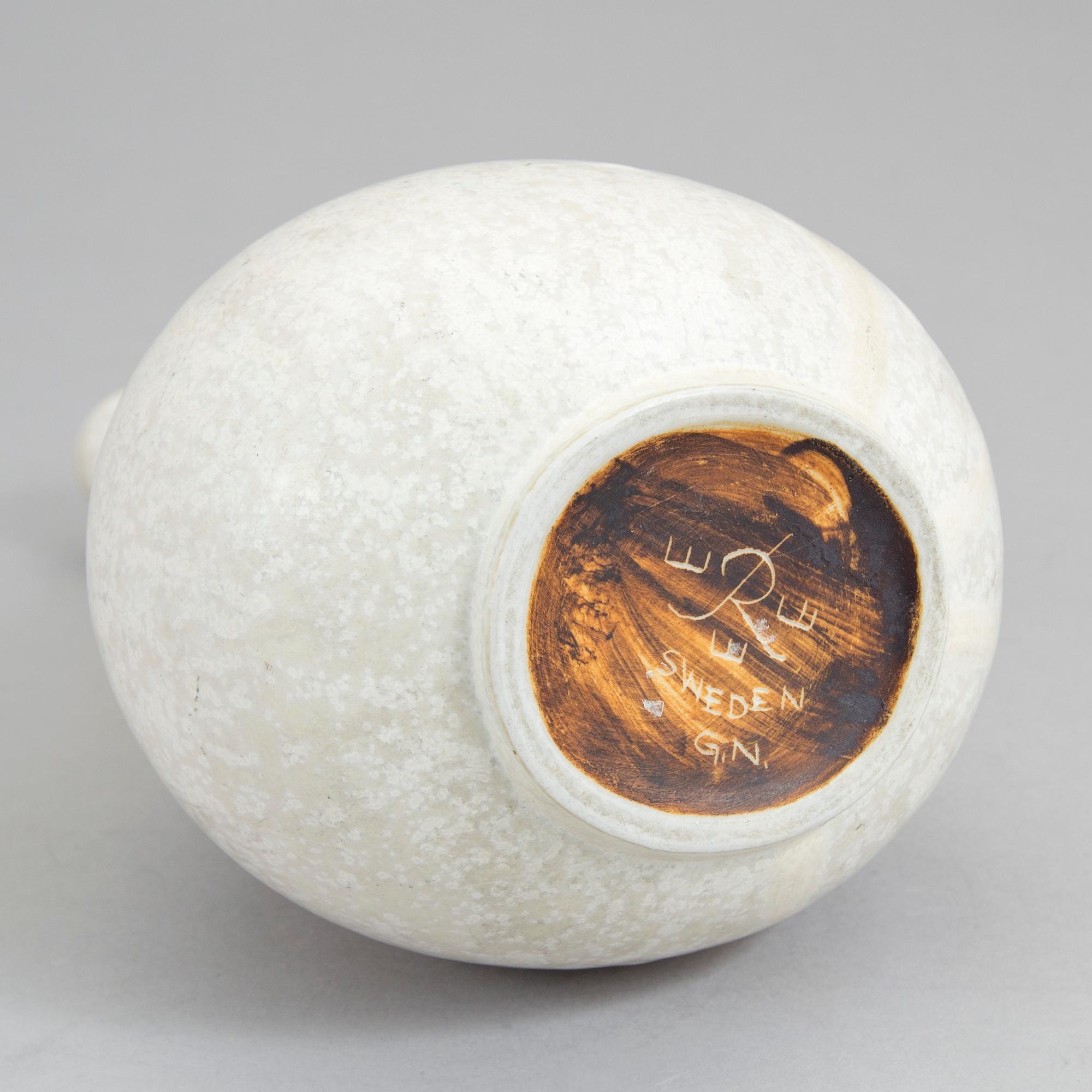 GUNNAR NYLUND, vas stengods, Rörstrand, 1940-/50-tal.