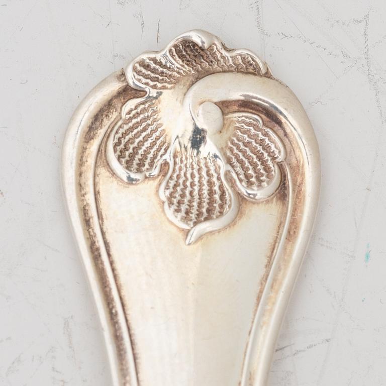 Cutlery, 17 pieces, silver, “Sachsisk”, Cohr, Denmark, Swedish import mark.