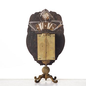 A 1760's night mantel clock by Petter Ernst (clockmaker in Stockholm 1753-85), 1760-tal.