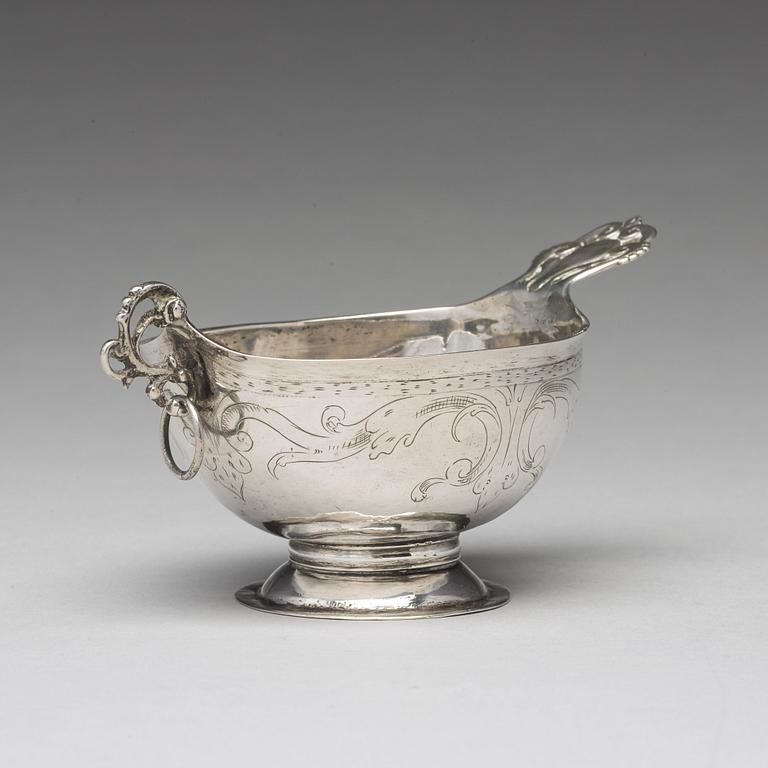 A Swedish 18th century silver brandy-bowl, mark of Johan Rudman, Gävle (1689-1727(1734)).