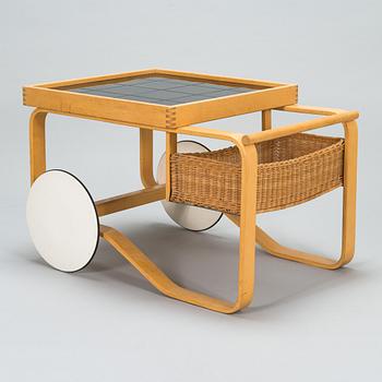 Alvar Aalto, serveringsvagn/tevagn modell 900, 1960/70-tal, Artek.