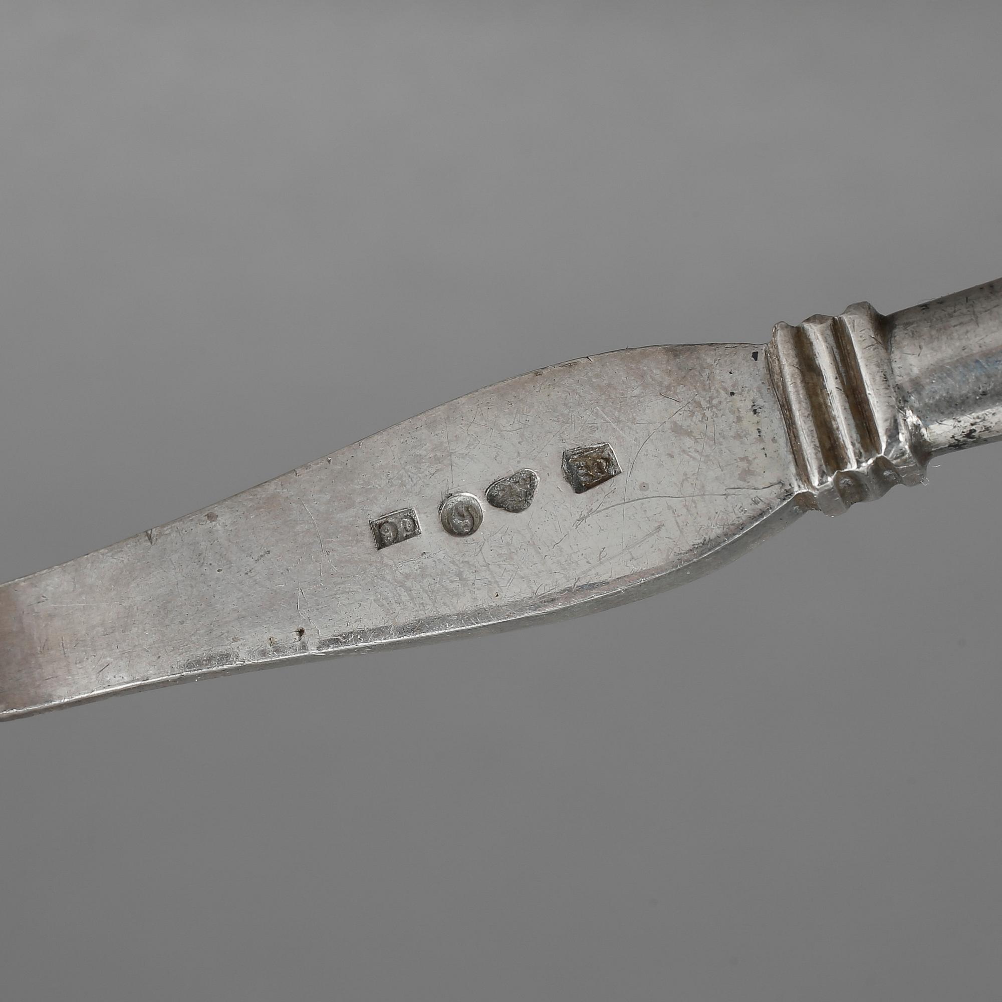 SOPPSLEV, silver, Oskar Strömberg, Haparanda 1881.