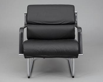FÅTÖLJ "Remmi" Yrjö Kukkapuro, Haimi Oy / Avarte Oy. Formgiven 1969.