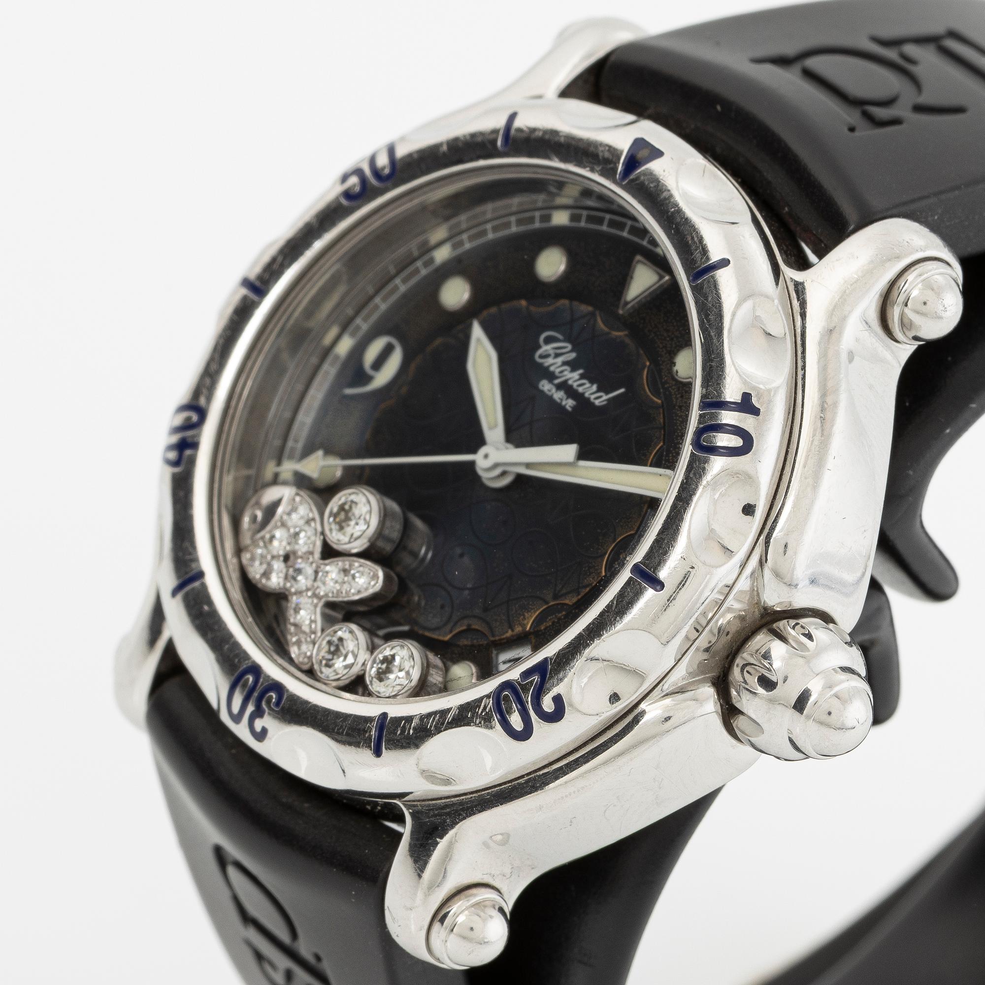 Chopard, Happy Sport, "Fish", armbandsur, 38 mm.