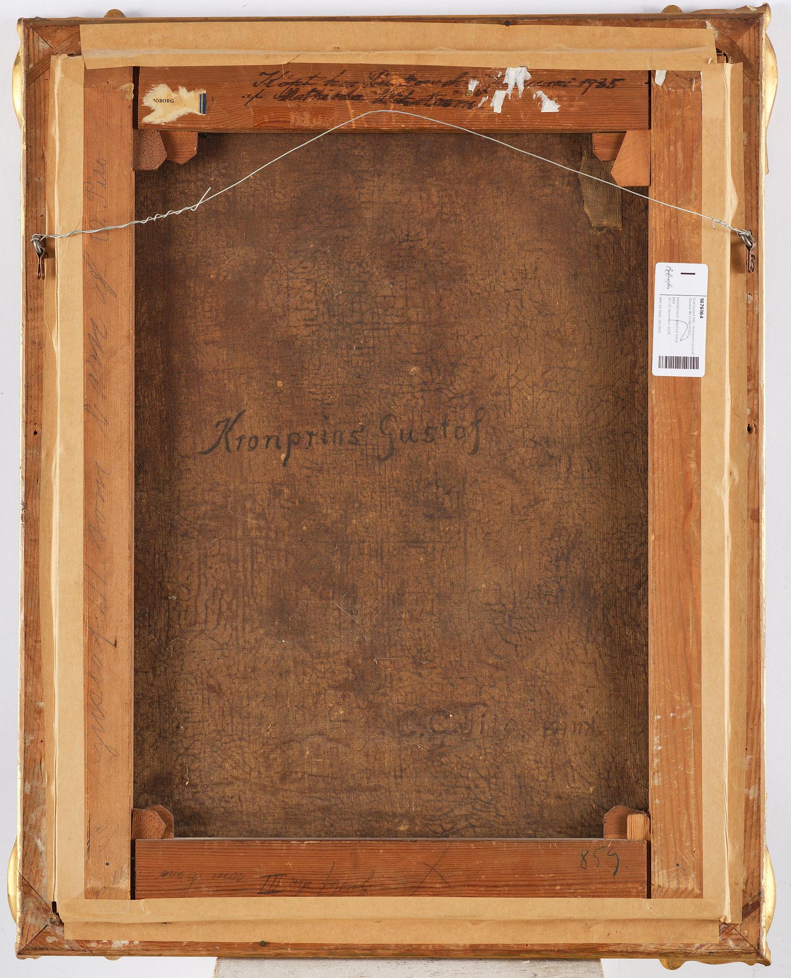 Carl Gustaf Pilo, "Kronprins Gustaf" (Gustaf III) (1746-1792).