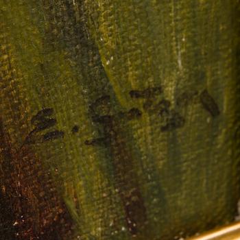 KAUKO TALPO, olja på skiva, signerad.