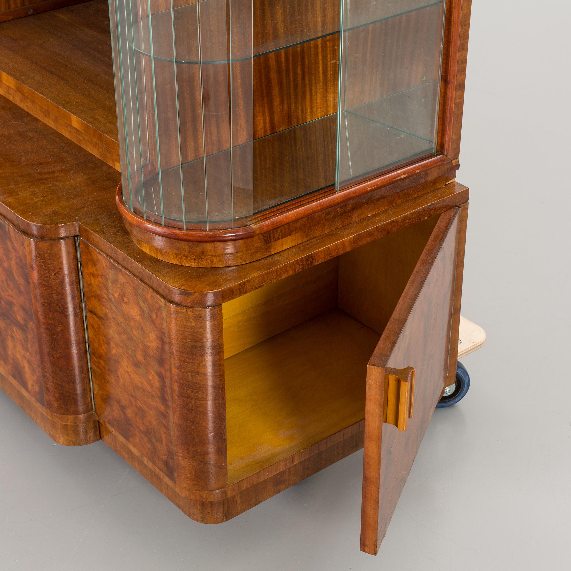 A cocktail cabinet, late 20th century,