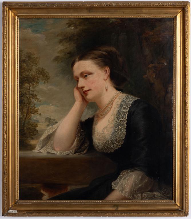 Frederick Percy Graves, tillskriven, Damporträtt.