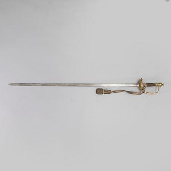 A 19TH CENTURY INFANTRY SWORD.