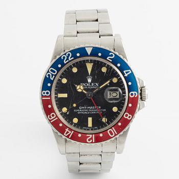 Rolex, Oyster Perpetual, GMT-Master, "Matte Dial", Chronometer, wristwatch, 40 mm.
