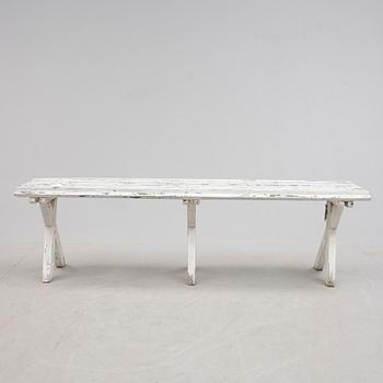 TRÄDGÅRDSBÄNK, 1900-talets första hälft.