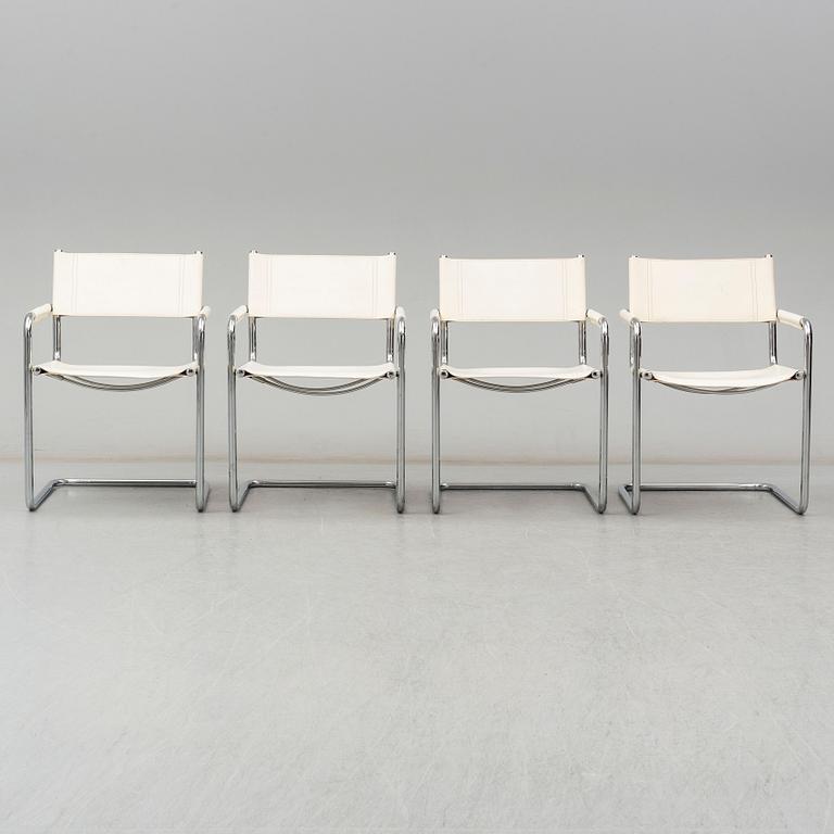 STOLAR, fyra stycken, Linea Veam, Italien, 1970-tal. Signerade.