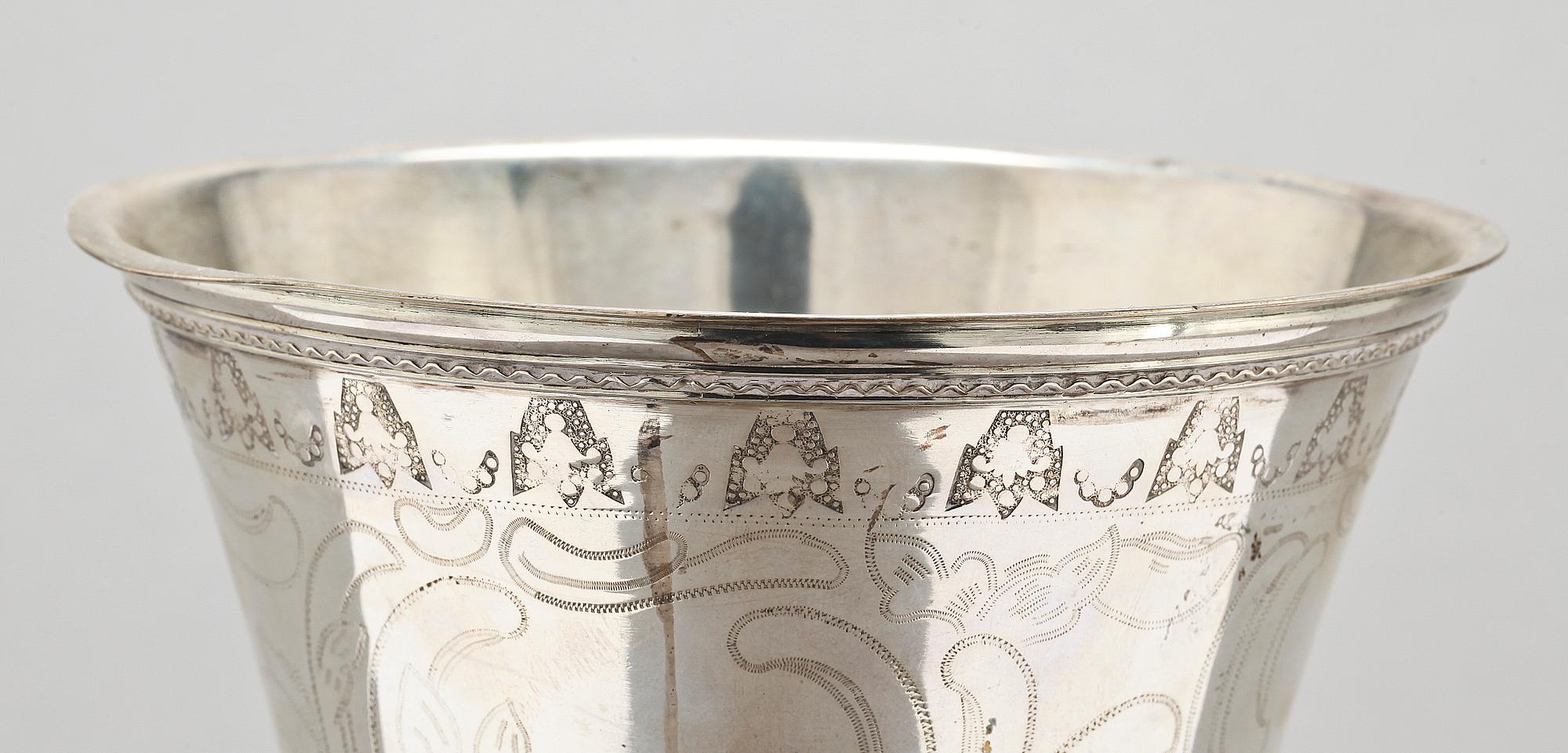 POKAL, silver, K Anderson, Stockholm, 1917. Ca 435 gr.