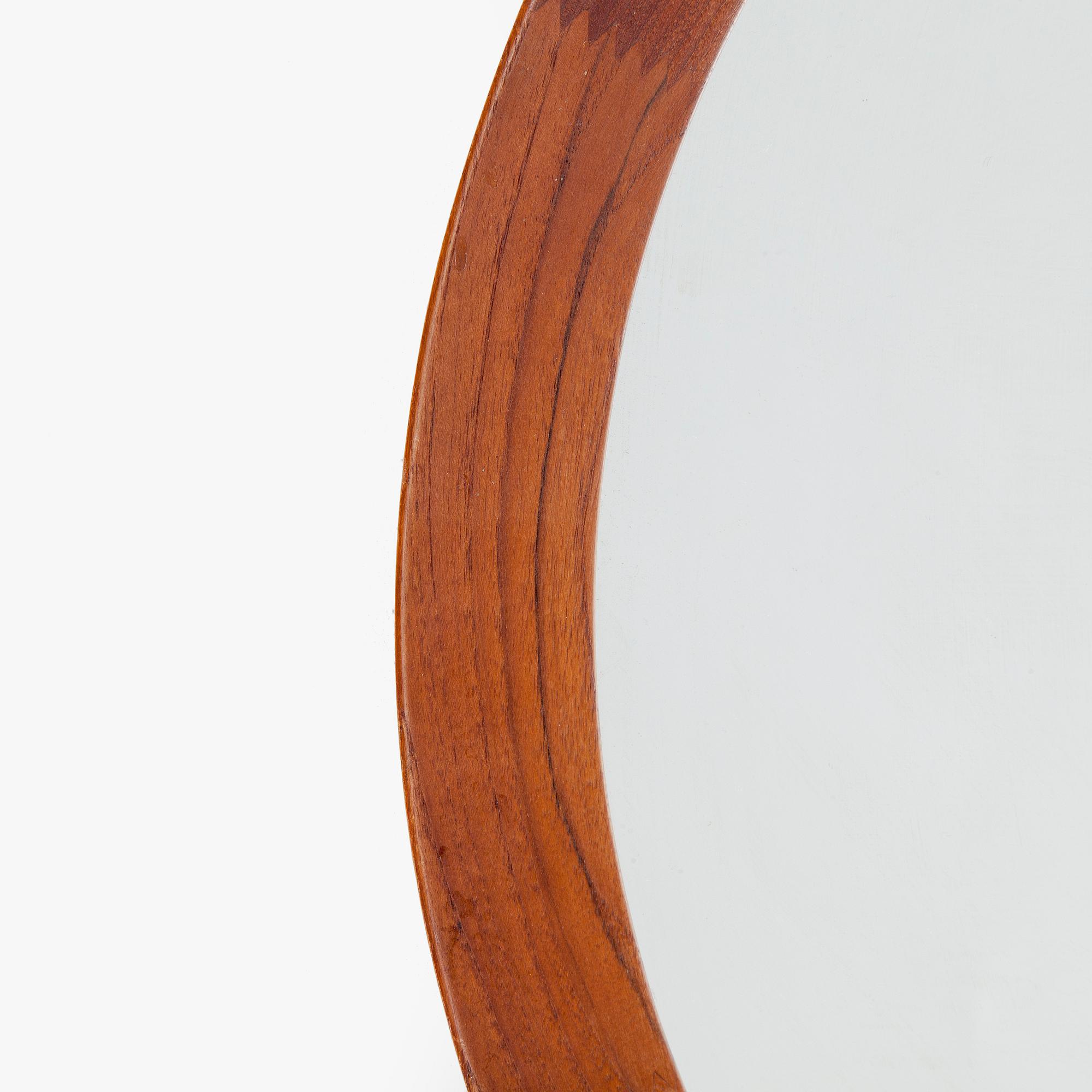 SPEGEL, teak, AB Glas & Trä, Hovmantorp, 1900-talets mitt.