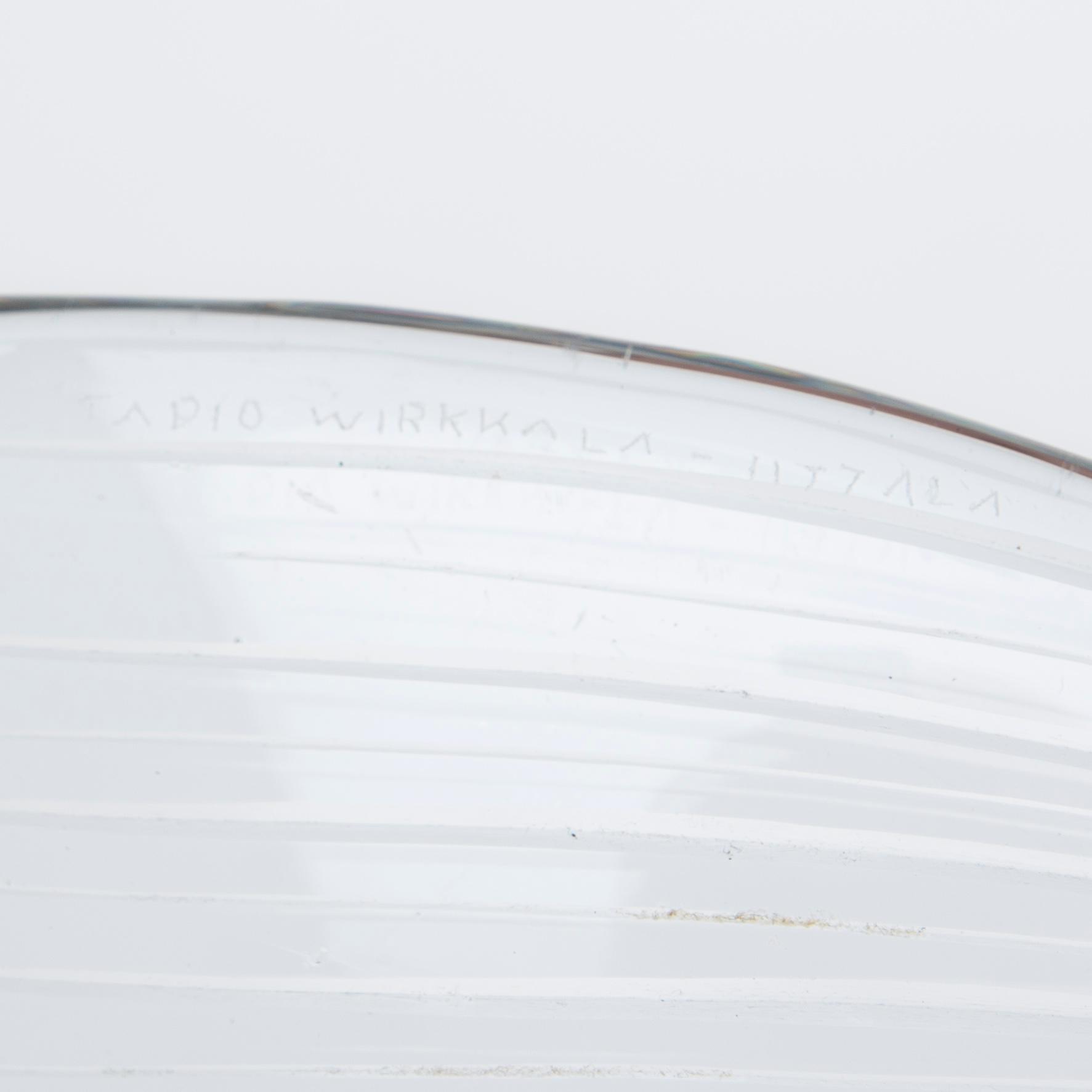 SKÅL, glas, 3343, signerad Tapio Wirkkala - Iittala, 1950-tal.