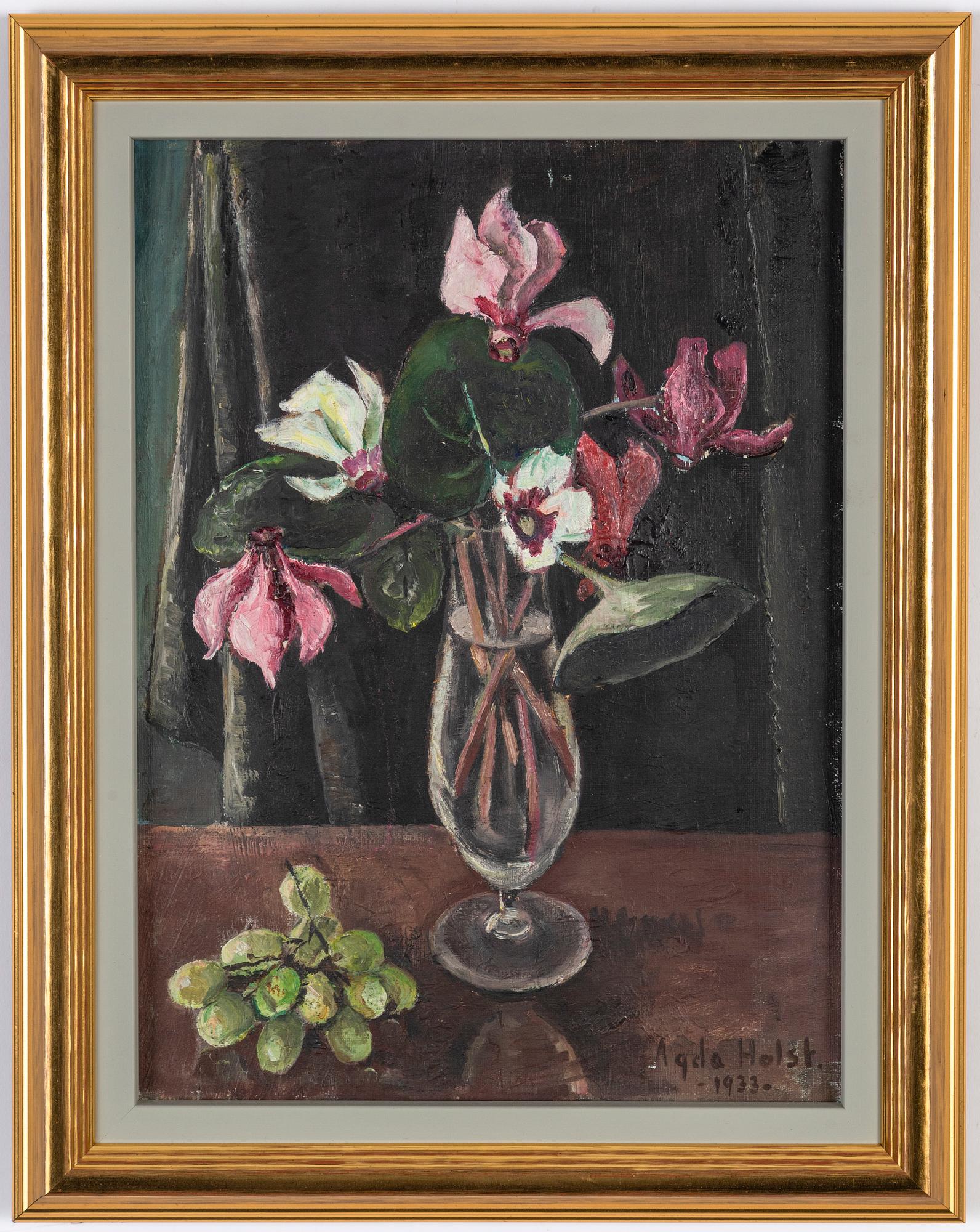 Agda Holst, oil on canvas, signed and dated 1933.