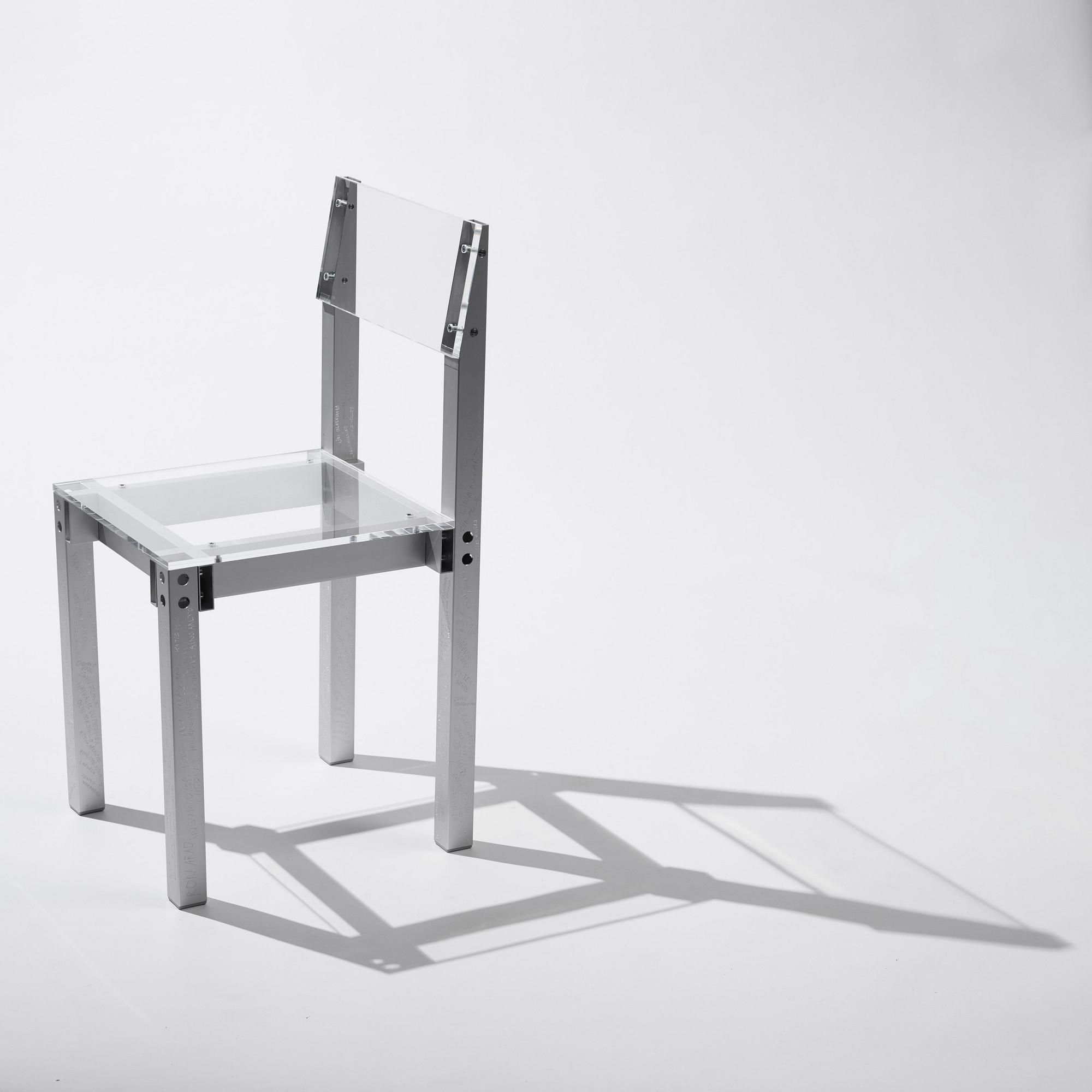 Fredrik Paulsen, stol, unik, "Chair One, Heroes", JOY, 2024.