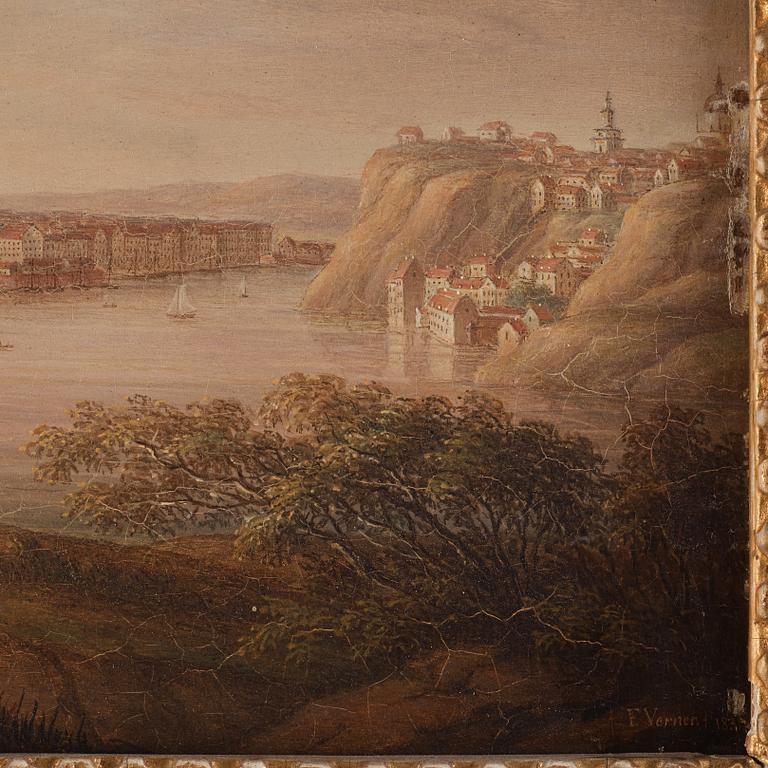 Fredric Werner (Verner), Overlooking Stockholm from Djurgården & from the West.