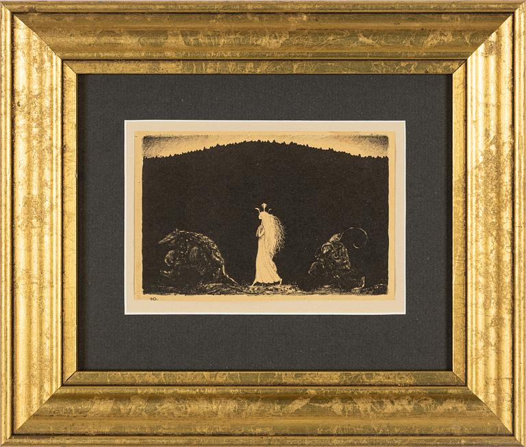 John Bauer,  "Trollens Styfdotter".
