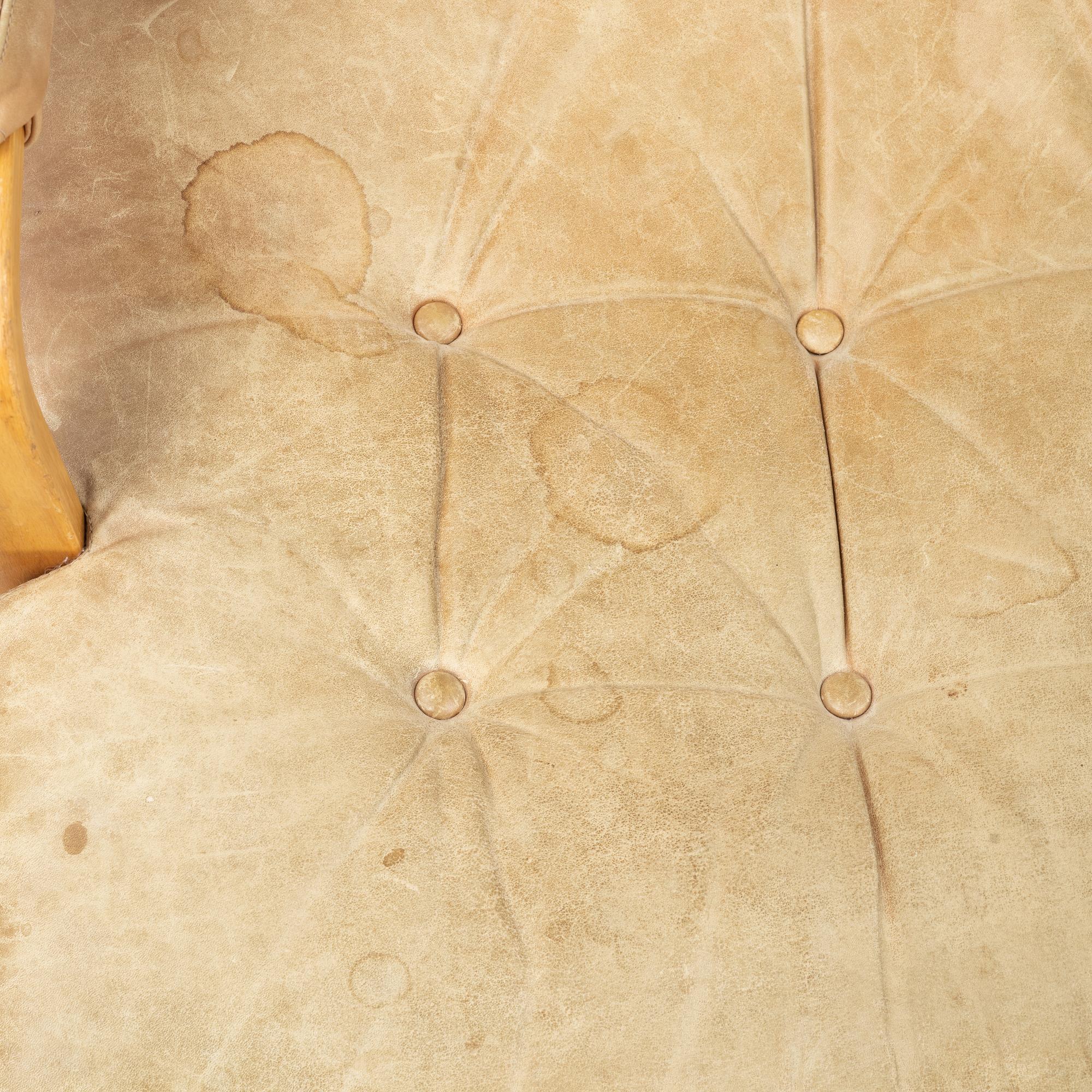 Bruno Mathsson, a pair of 'Ingrid' armchairs, Dux, Sweden, second half of the 20th century.