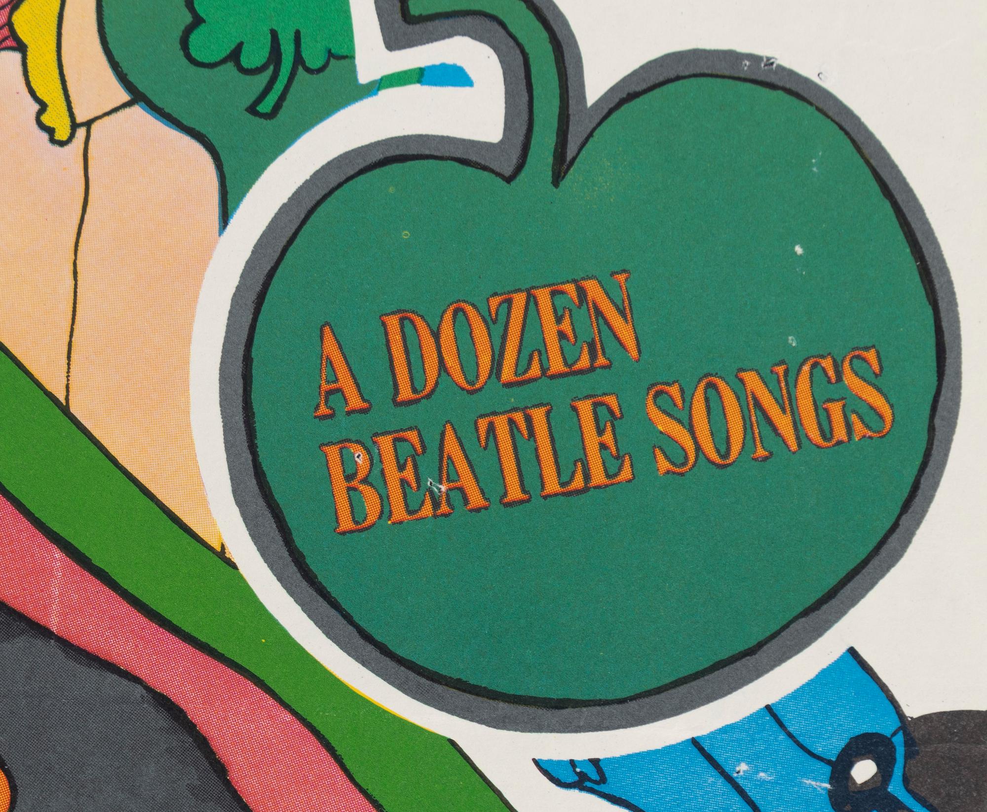 A vintage movie poster, 'The Beatles Yellow Submarine', 1968.