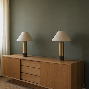 A pair of table lamps, Boréns, Borås, 1960s.