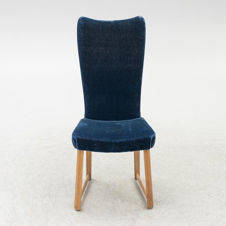 Swedish Modern, stolar, fyra stycken, 1940-tal.