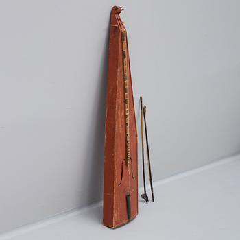 INSTRUMENT, psalmodikon, Färila, Hälsingland, 1860.