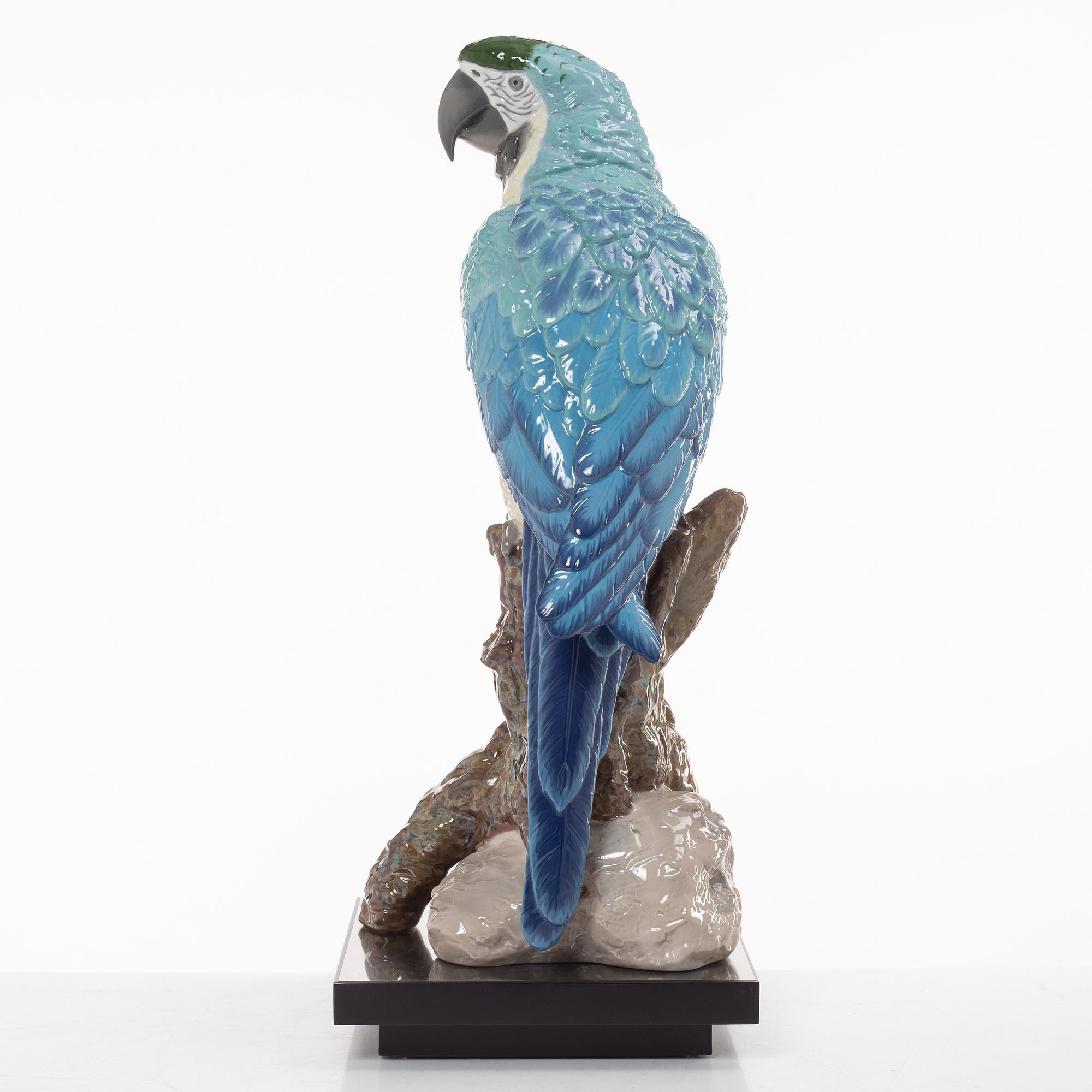 Lladró, figurin, "Macaw Bird", Spanien.