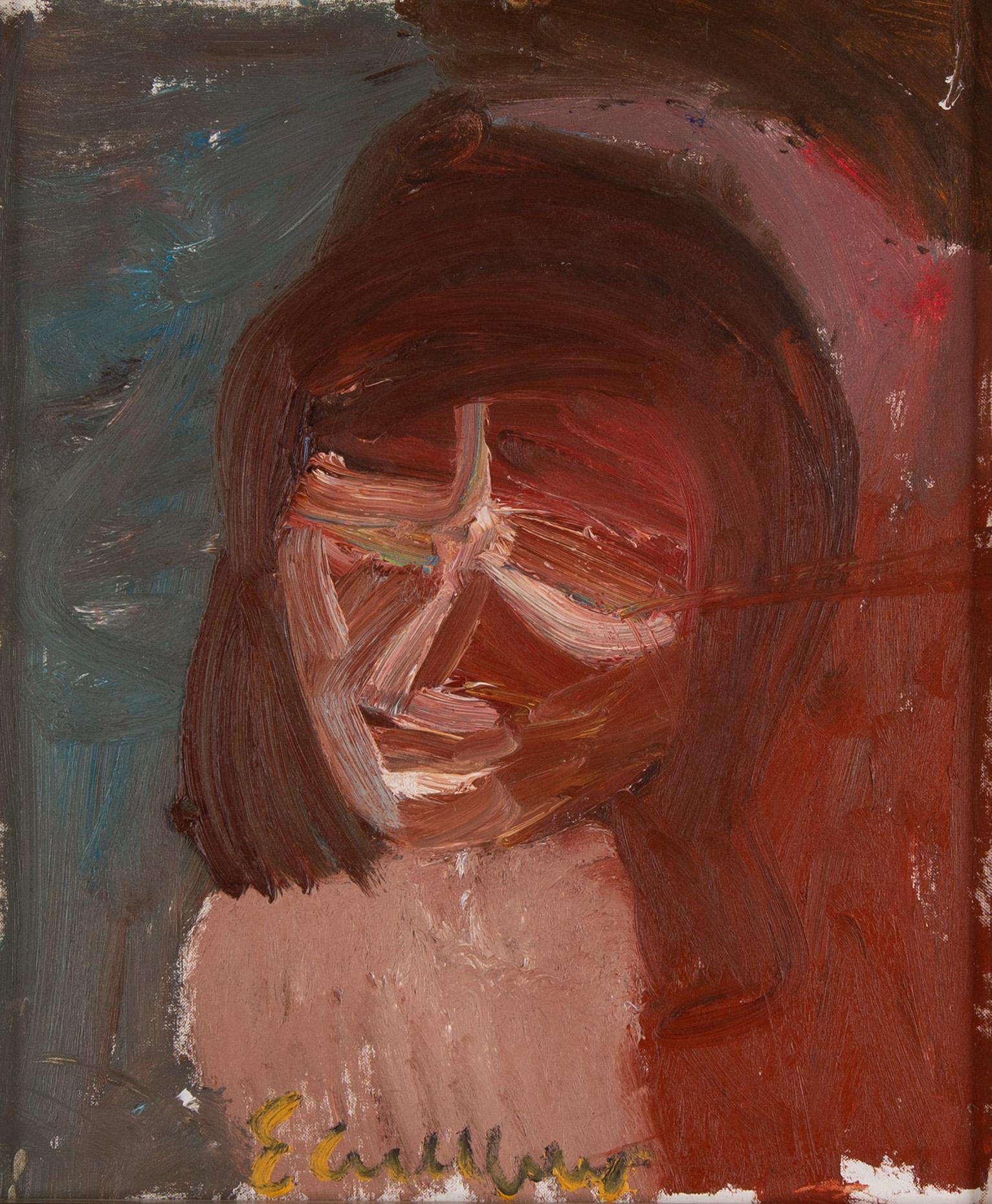Erland Cullberg, oil on canvas/paper-panel, signed.